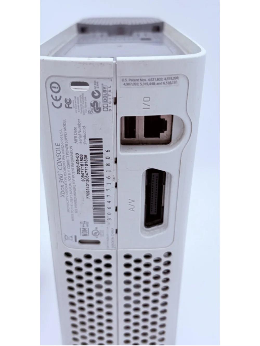 Microsoft Xbox 360 Xenon Console Only - Powers On Reads Disc Tray Issue Parts